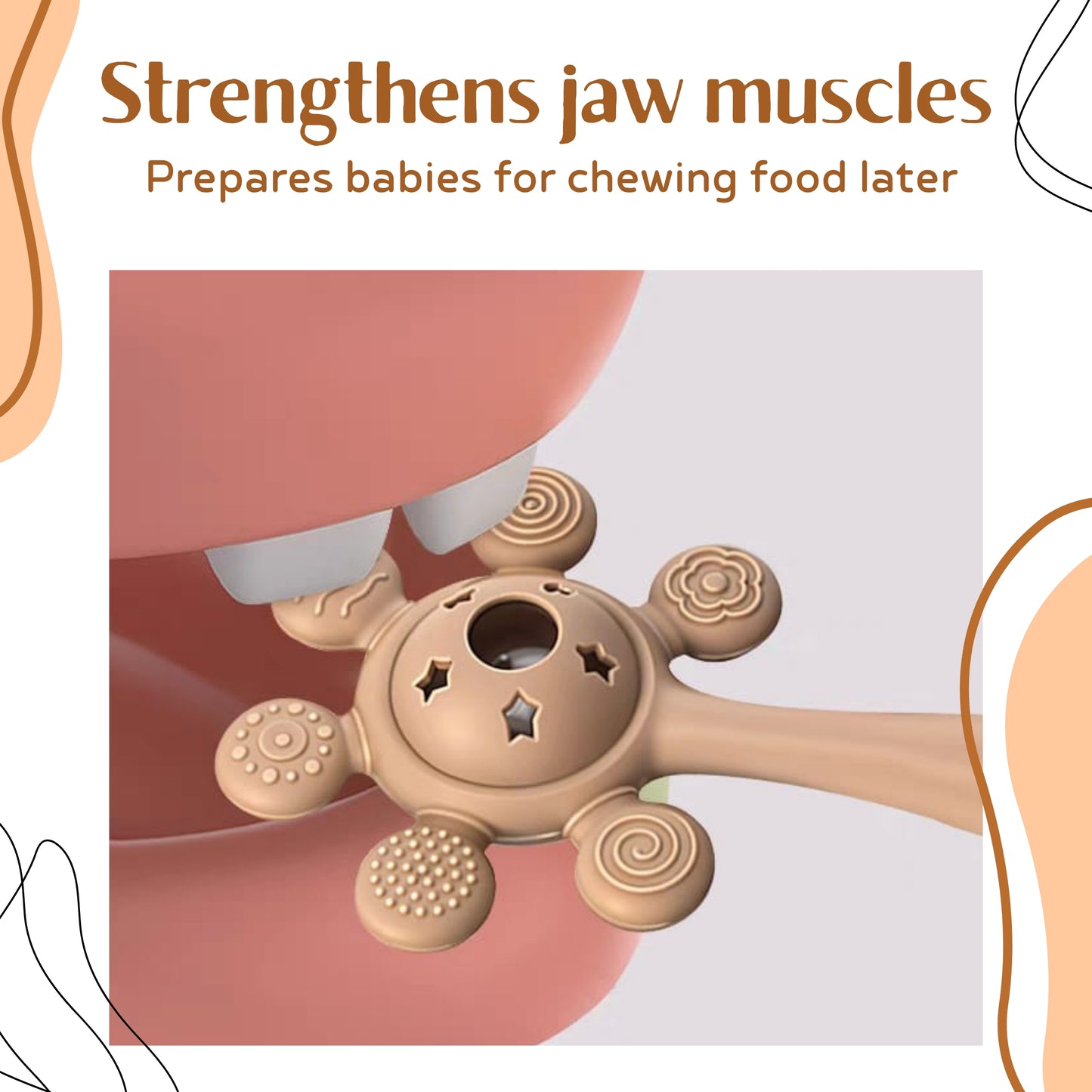 OBABY Rattle/Teether for Baby