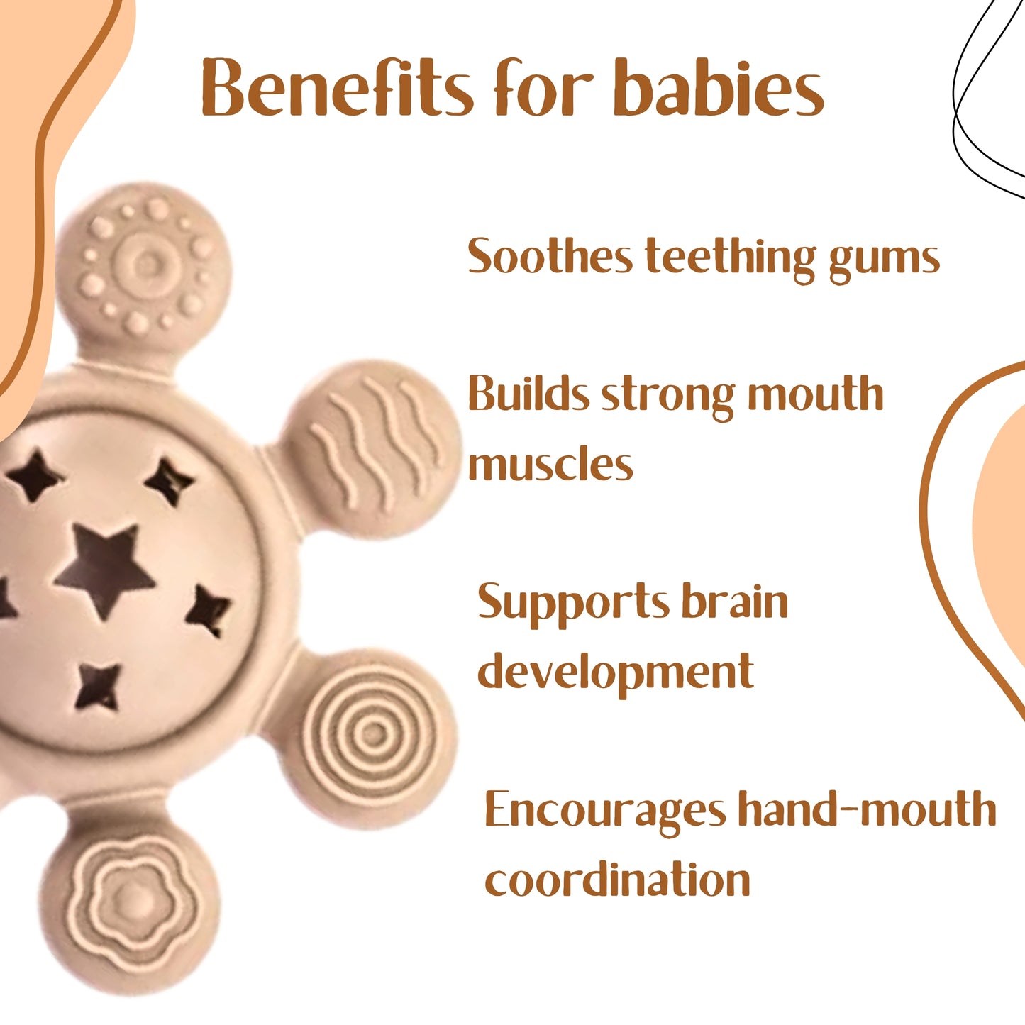 OBABY Rattle/Teether for Baby