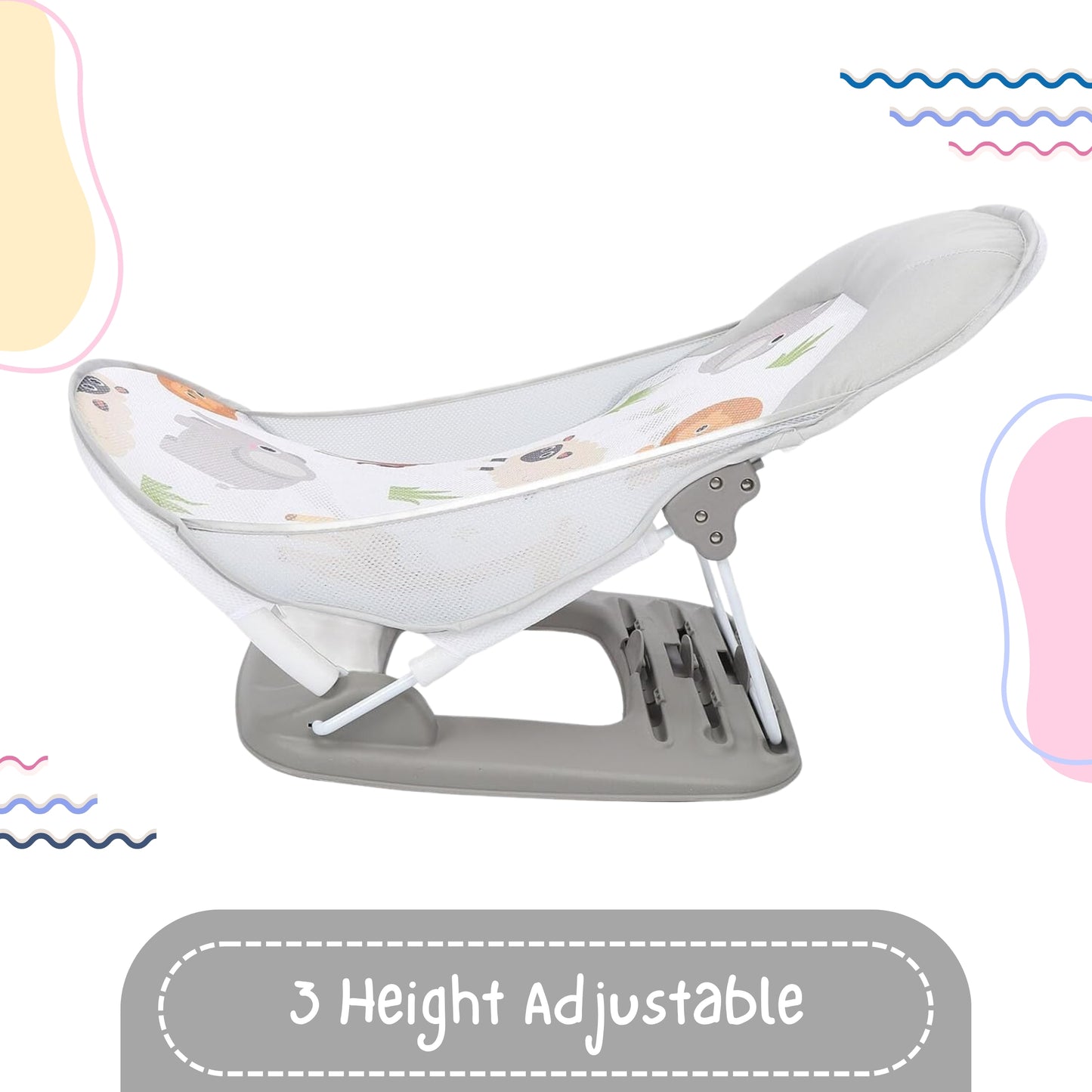 OBABY Newborn Baby Bather Foldable/Reclining