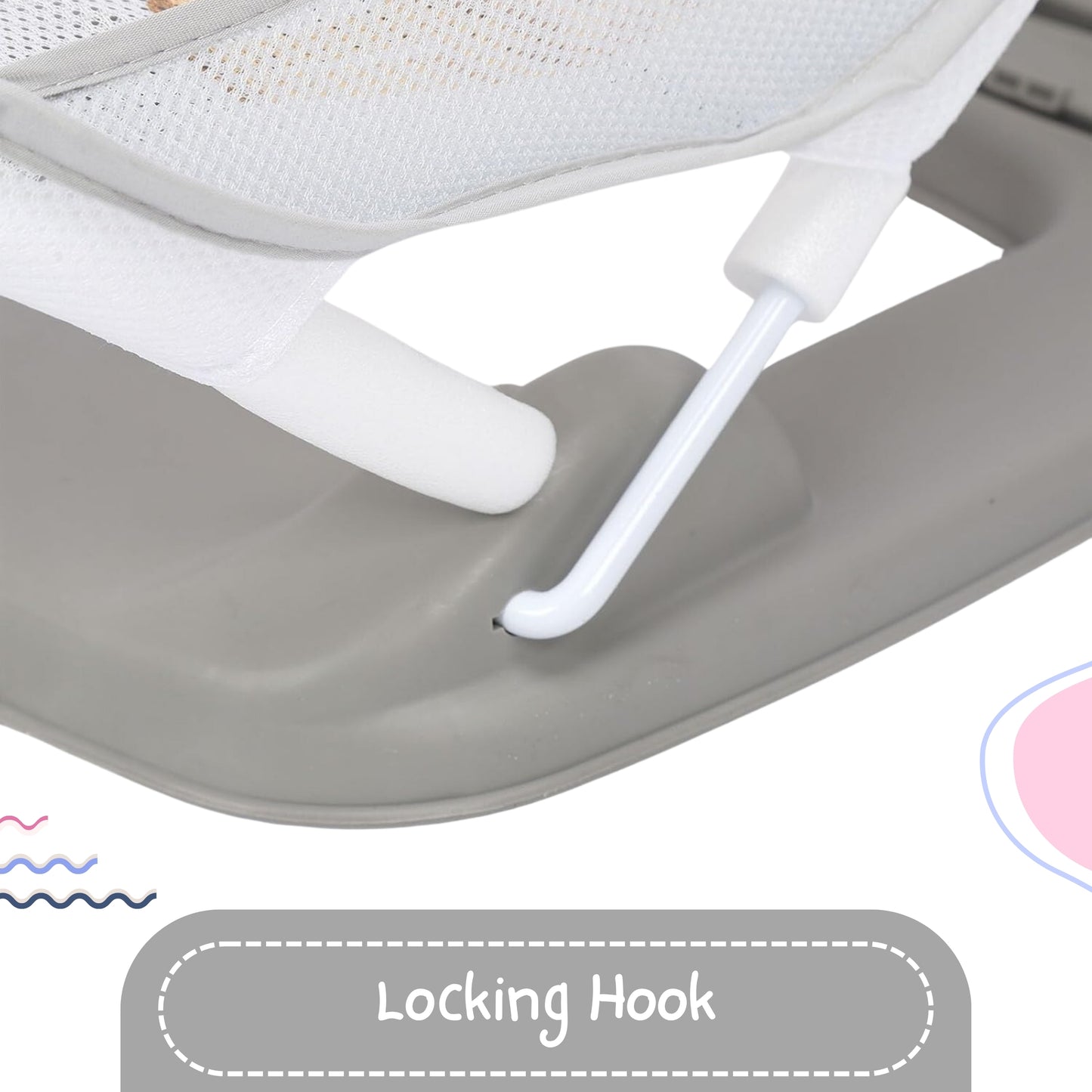 OBABY Newborn Baby Bather Foldable/Reclining