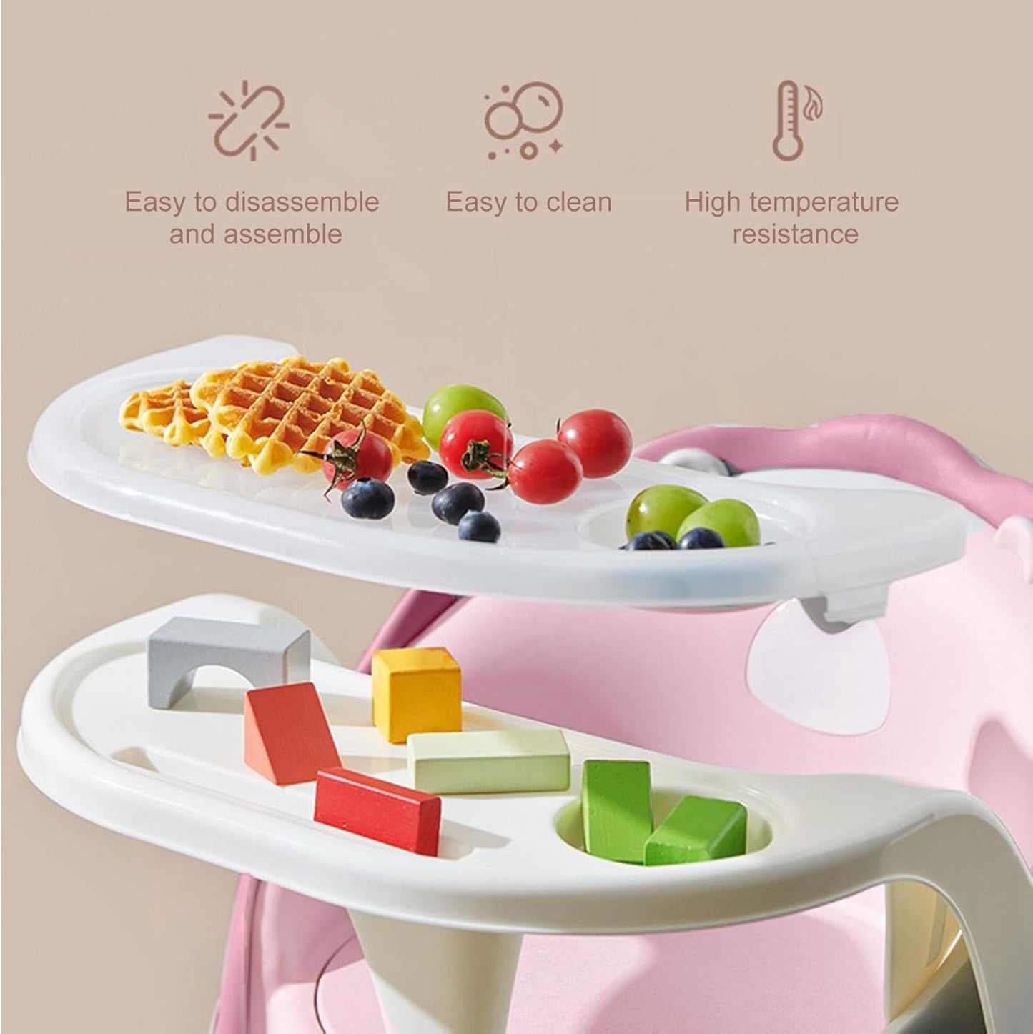 OBaby Dining Table Seat, 360° Rotation