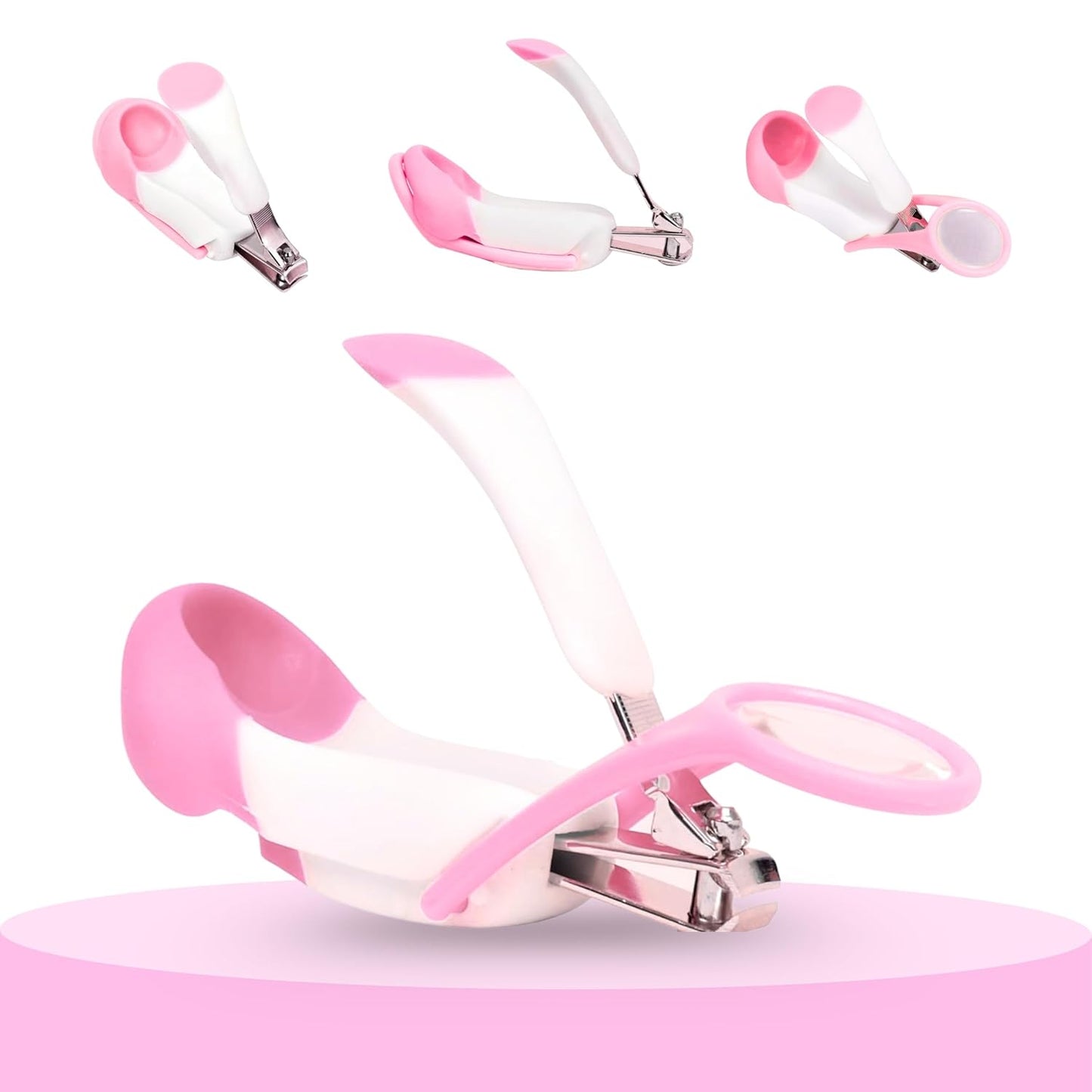 OBABY Baby Nail Clipper with Magnifier