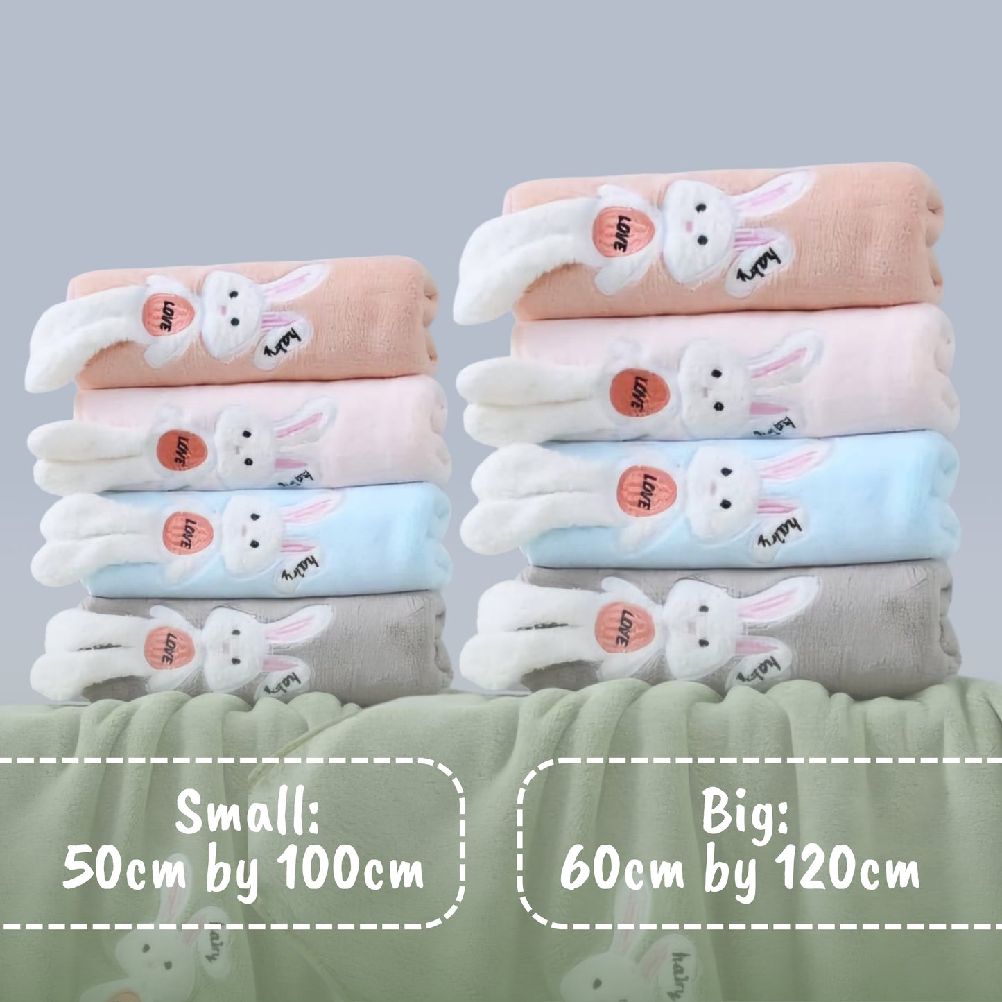 OBABY Premium Microfiber Baby Bath Towel – Quick-Dry, Soft Towel