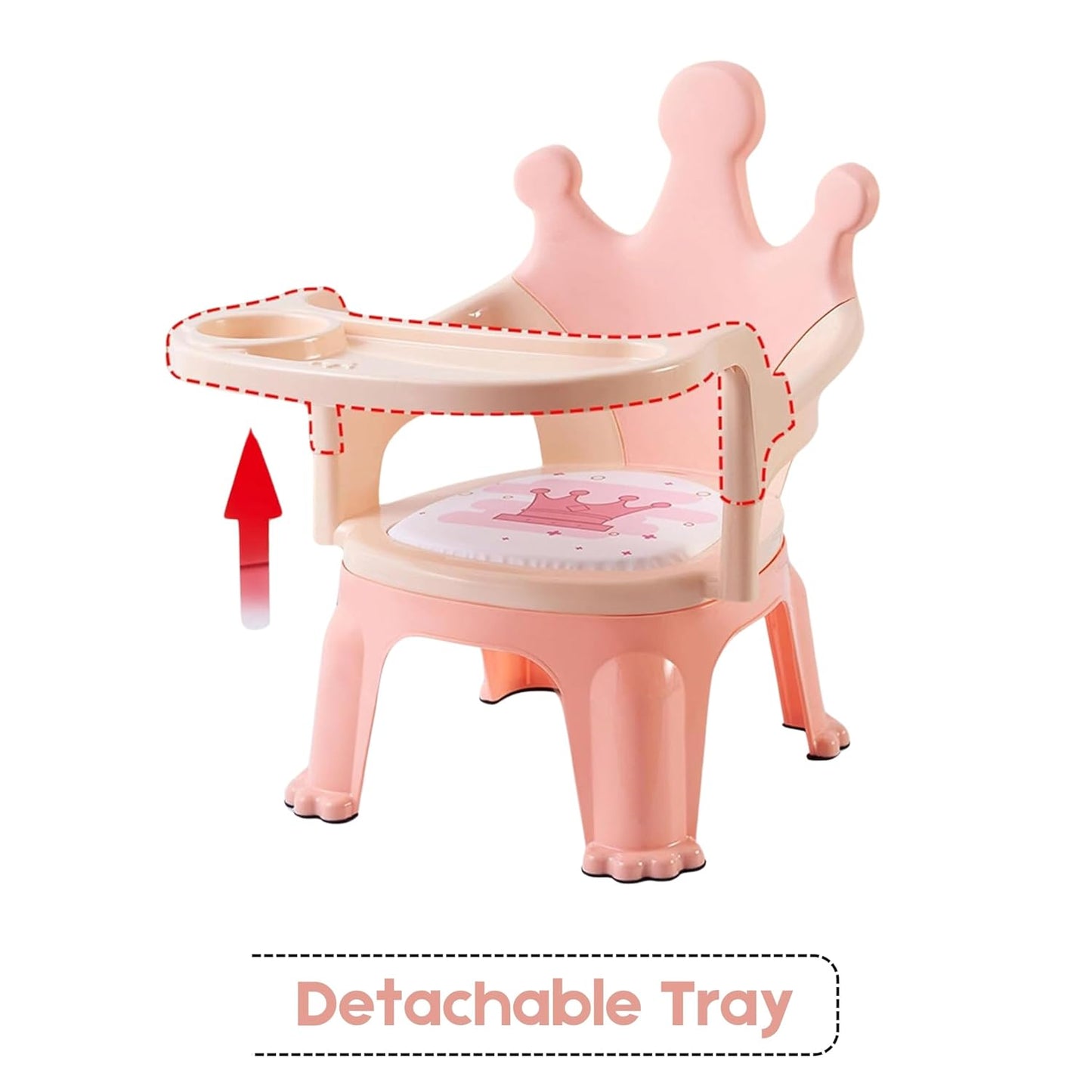 OBaby Dining Table Seat Removable Tray/Adjustable
