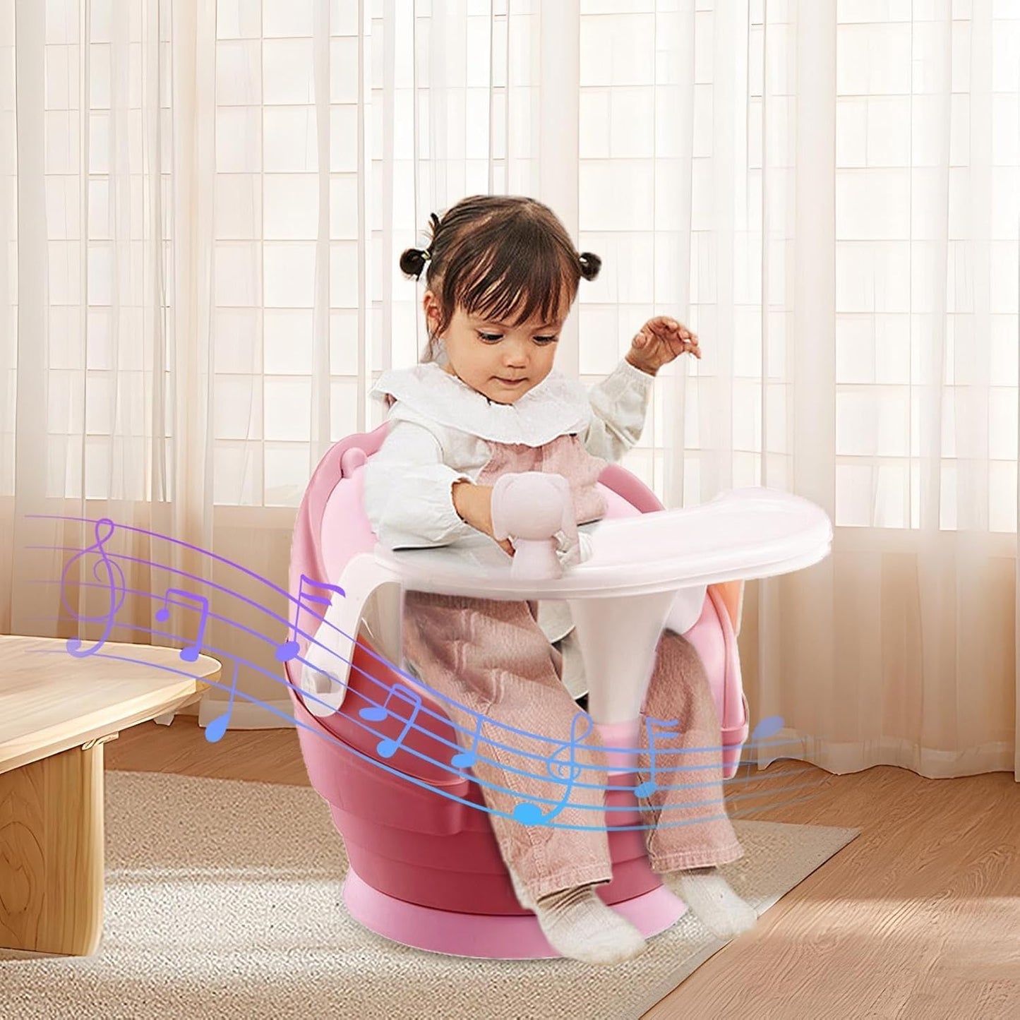 OBaby Dining Table Seat, 360° Rotation