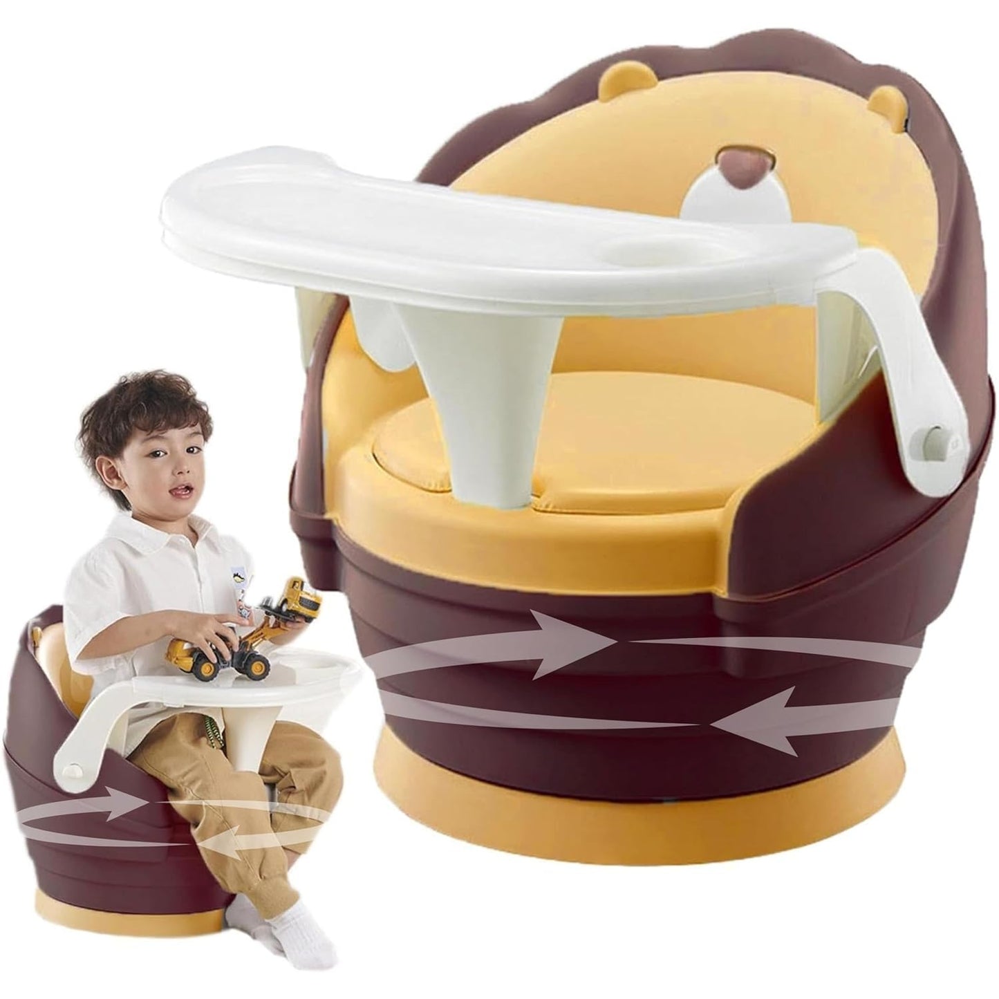 OBaby Dining Table Seat, 360° Rotation