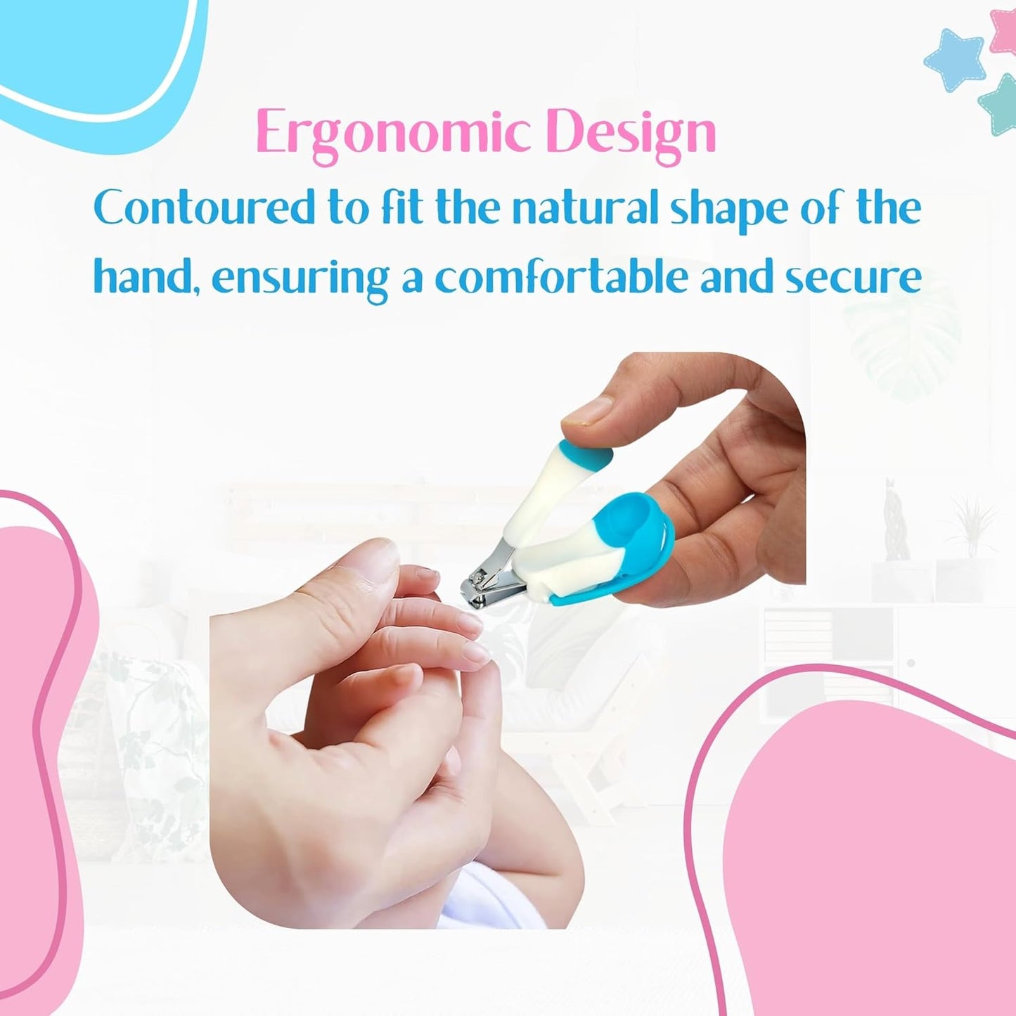 OBABY Baby Nail Clipper with Magnifier