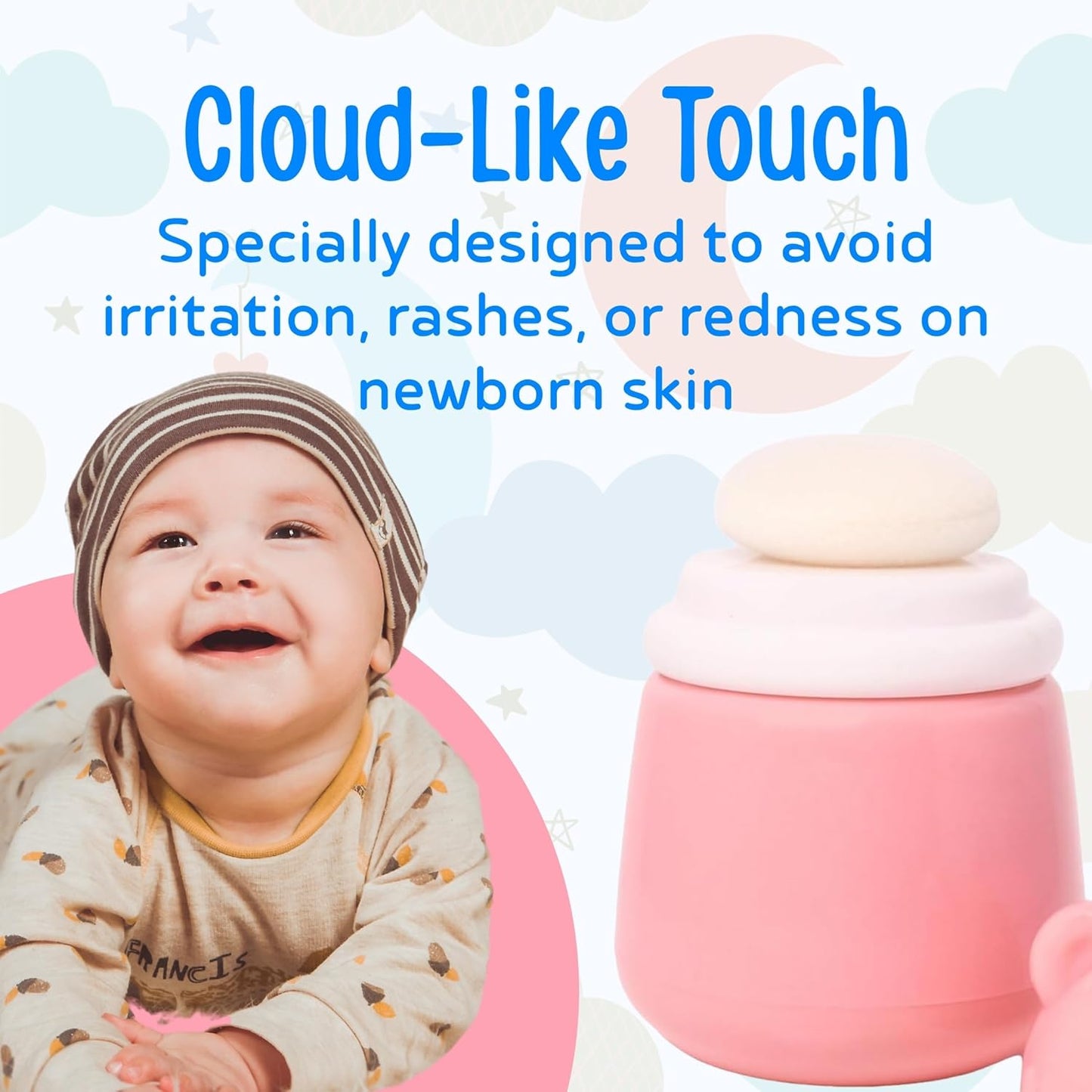 OBABY Skin Care Powder Puff