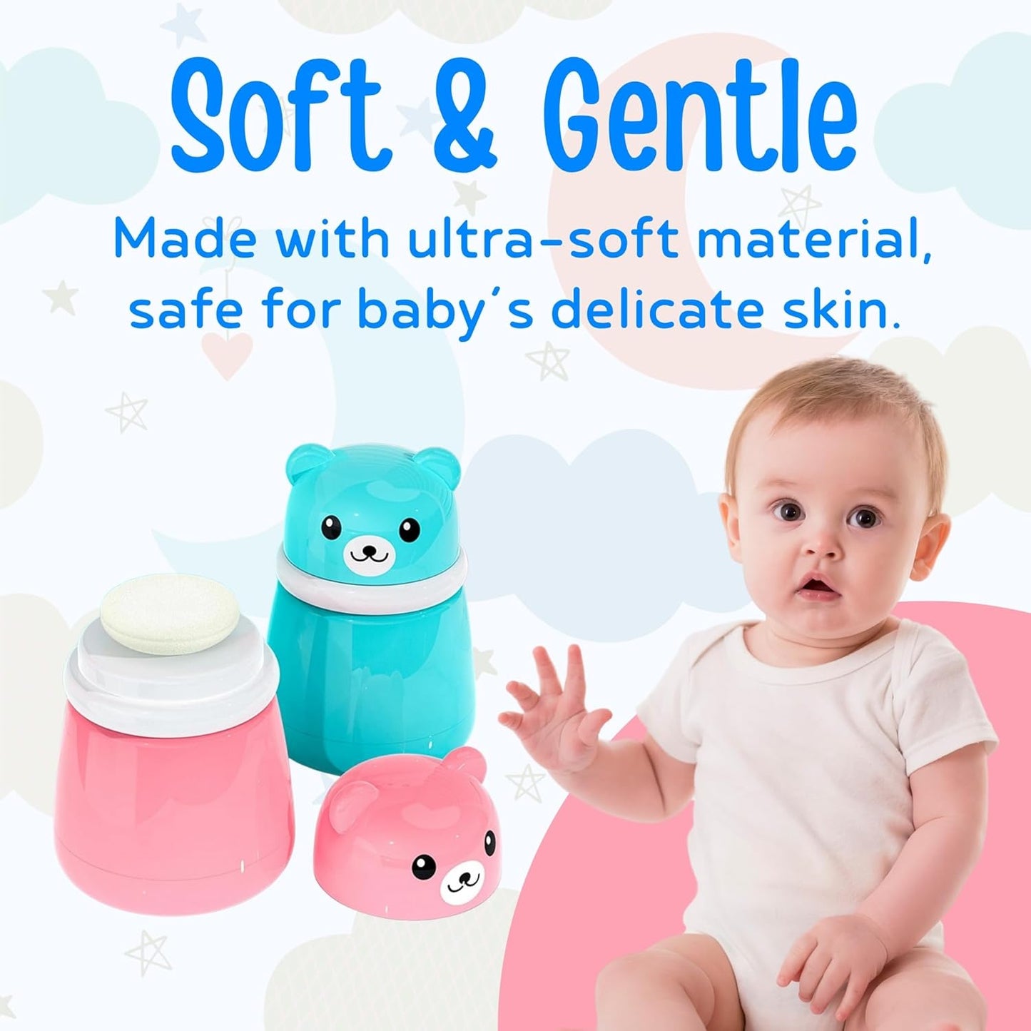 OBABY Skin Care Powder Puff