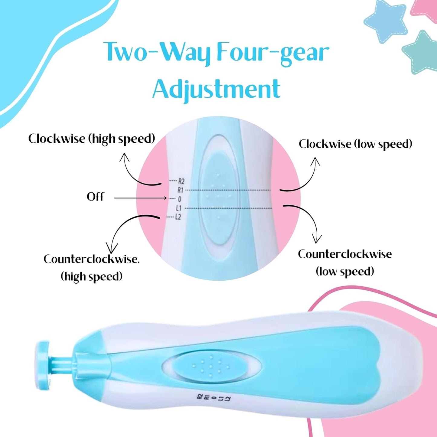 OBABY Electric Baby Nail Trimmer