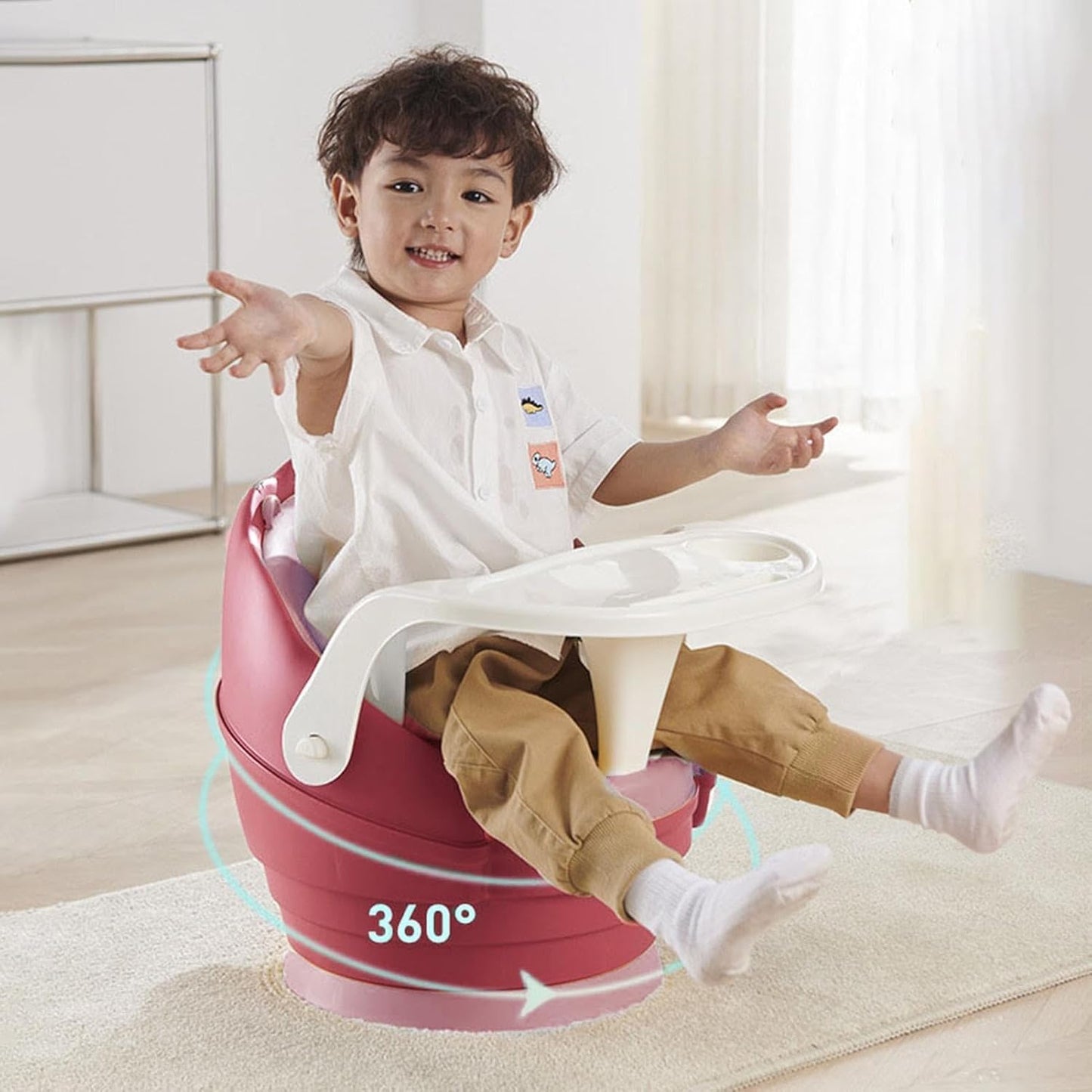 OBaby Dining Table Seat, 360° Rotation