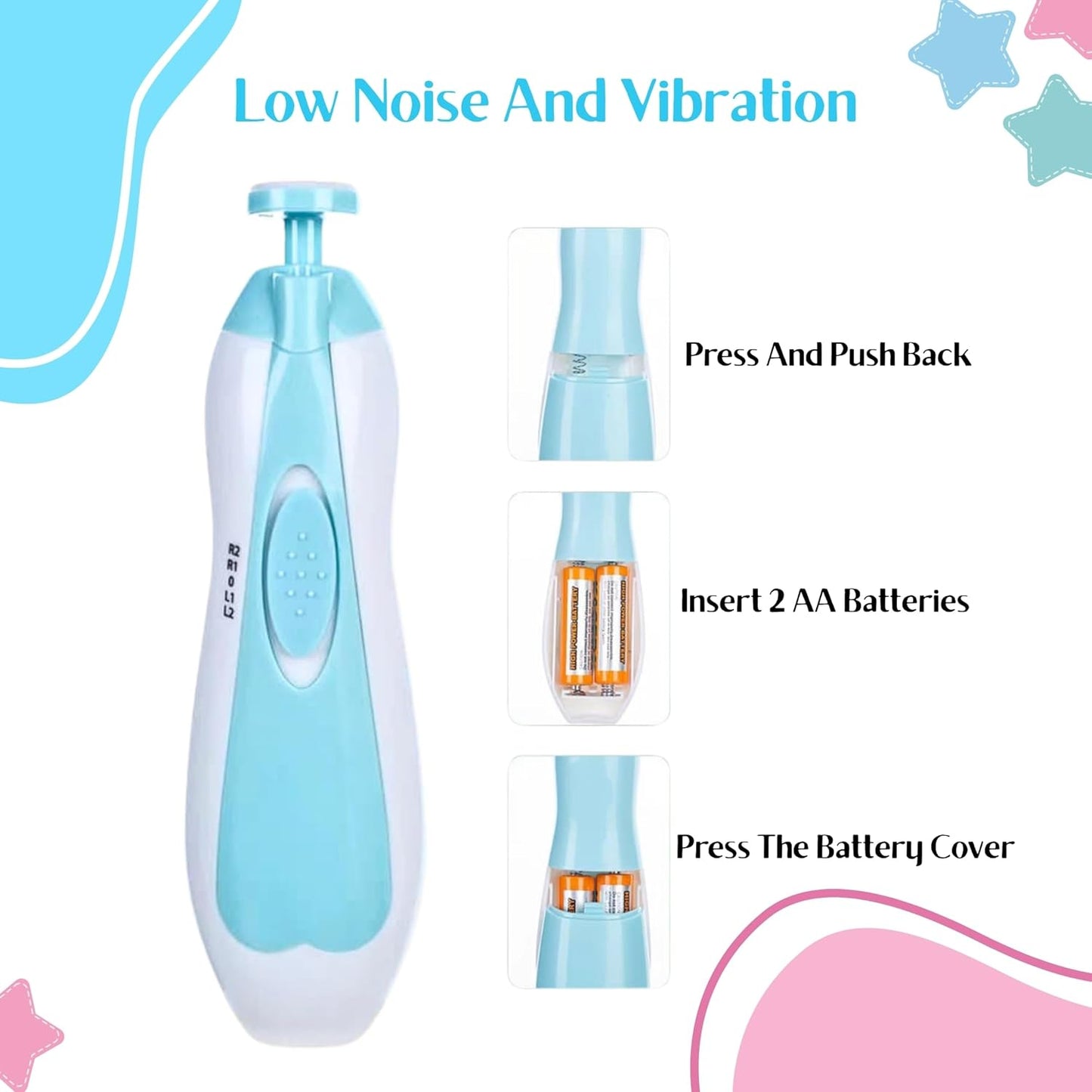 OBABY Electric Baby Nail Trimmer