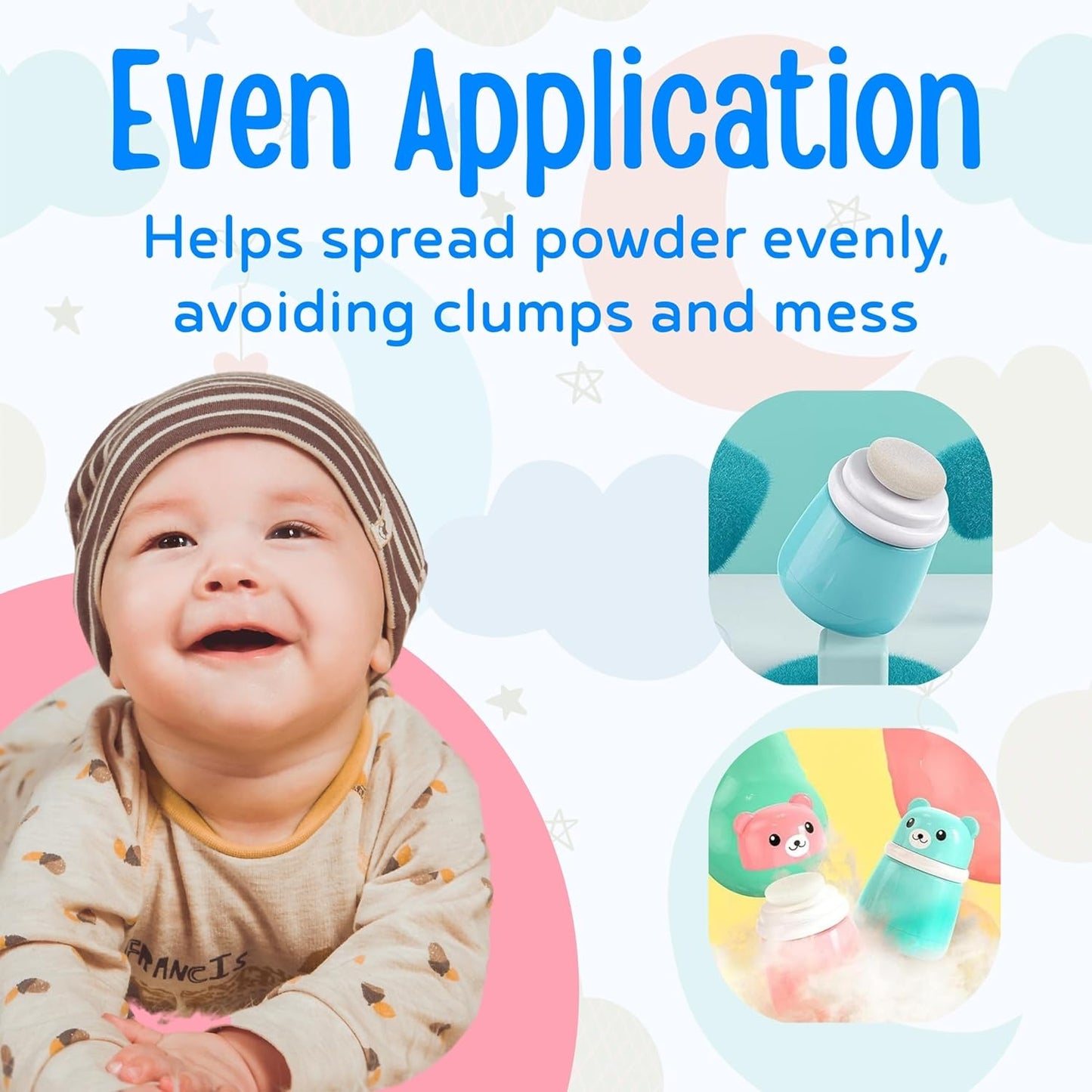 OBABY Skin Care Powder Puff