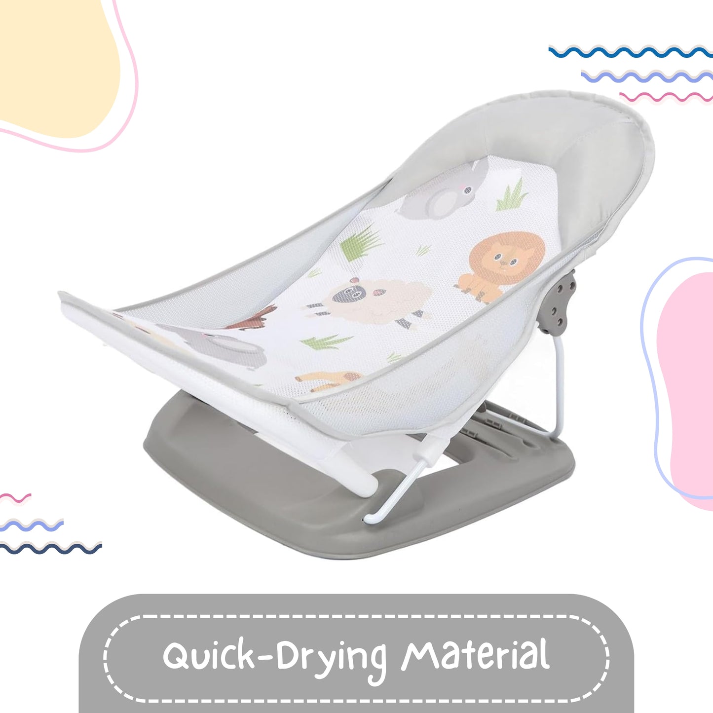 OBABY Newborn Baby Bather Foldable/Reclining