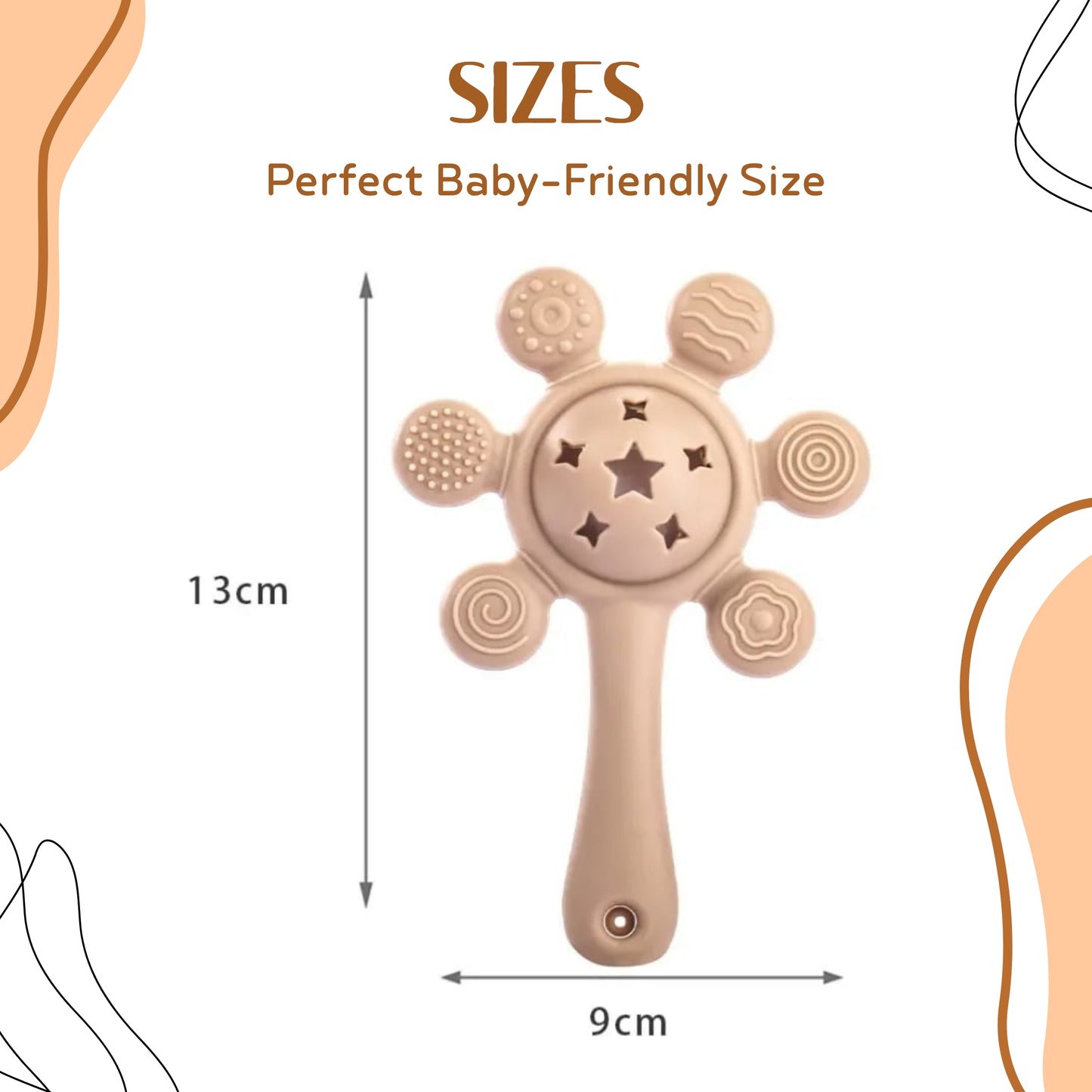 OBABY Rattle/Teether for Baby