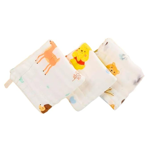 Baby Muslin Burp Cloth 6 Layer | Ultra Soft & Absorbent Cotton Cloth for Newborns